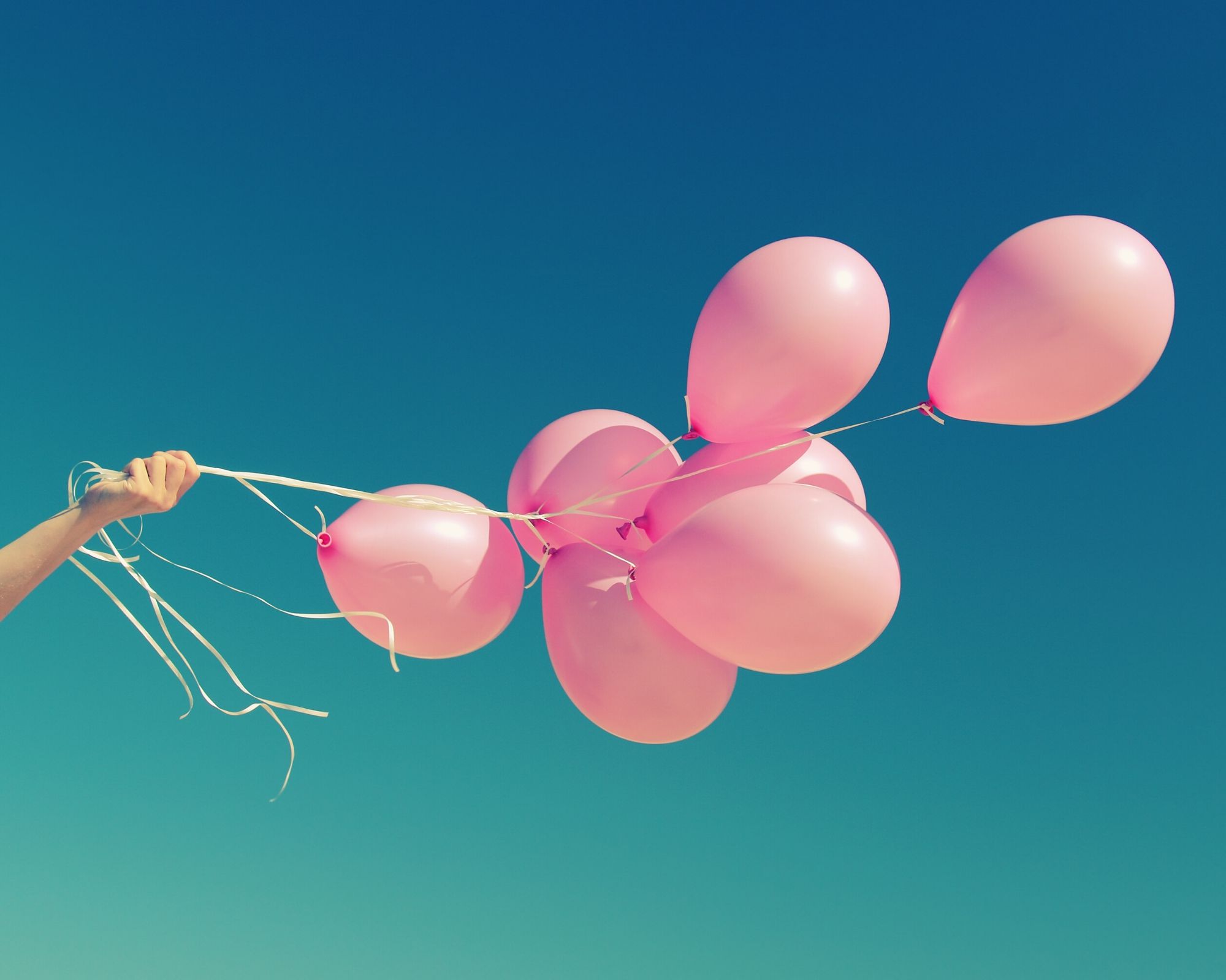 palloncini rosa bambina