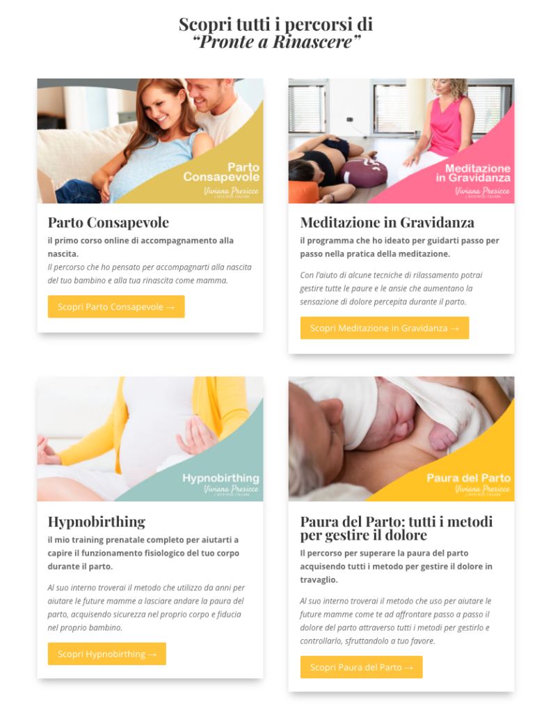 Corsi preparto online Viviana Presicce Ostetrica